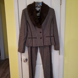 Brown Nine West Pantsuit